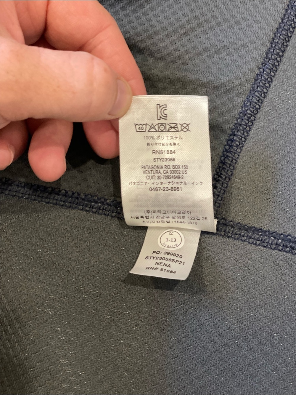 Patagonia Retro X Navy Blue Fleece Jacket - Picture 7 of 7